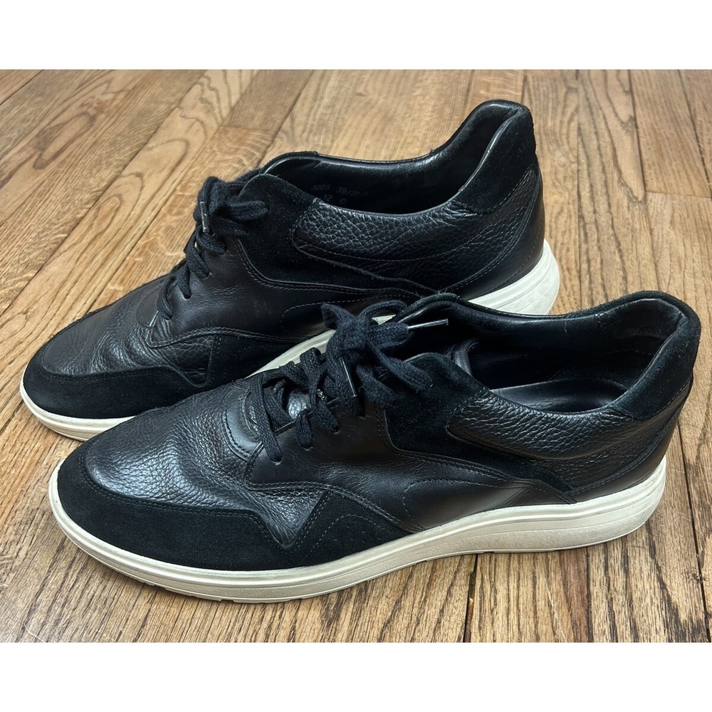 Allen‎ Edmonds "OSBORN" Dress Casual Sneakers 12 D Black Suede Leather
